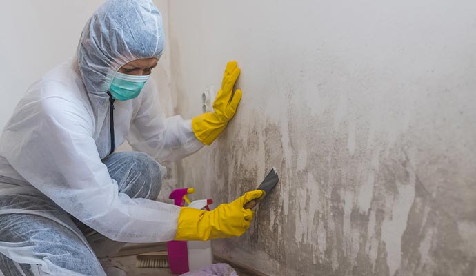 Professional mold remediation service